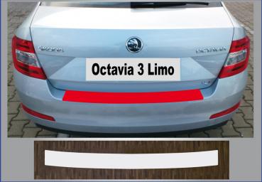 Lackschutzfolie Ladekantenschutz transparent 150 µm für Skoda Octavia 3 Limousine ab 2013